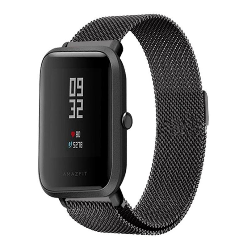 20MM Metall Uhr Band Armband Für Amazfit Bip Uhr Strap Für Xiaomi Huami Amazfit Bip Jugend Uhr Edelstahl 샤오미