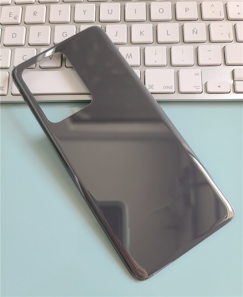 Original bakhus för samsung galaxy  s20 ultra glas bak skal reparation byta telefon batteri dörr fodral + logotyp klistermärke lim