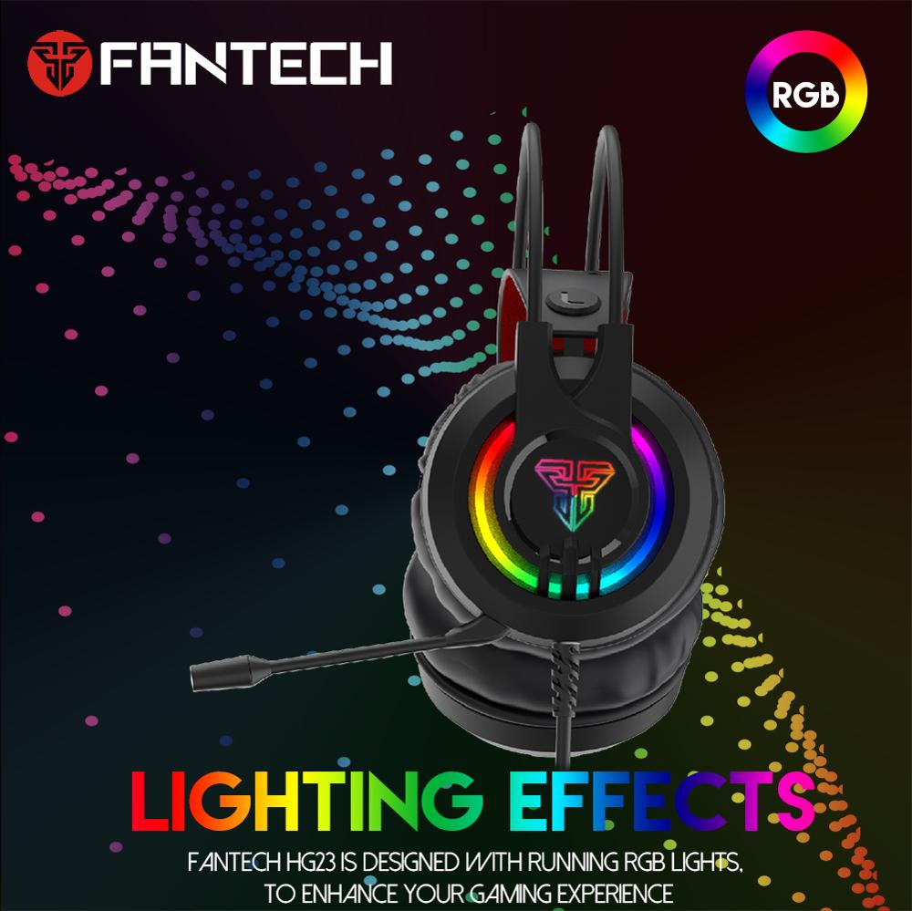 Fantech HG20 PS4 Headset Casque Wired Pc Gamer Stereo Gaming Hoofdtelefoon Met Microfoon Rgb Verlichting Voor Xbox One/Laptop tablet