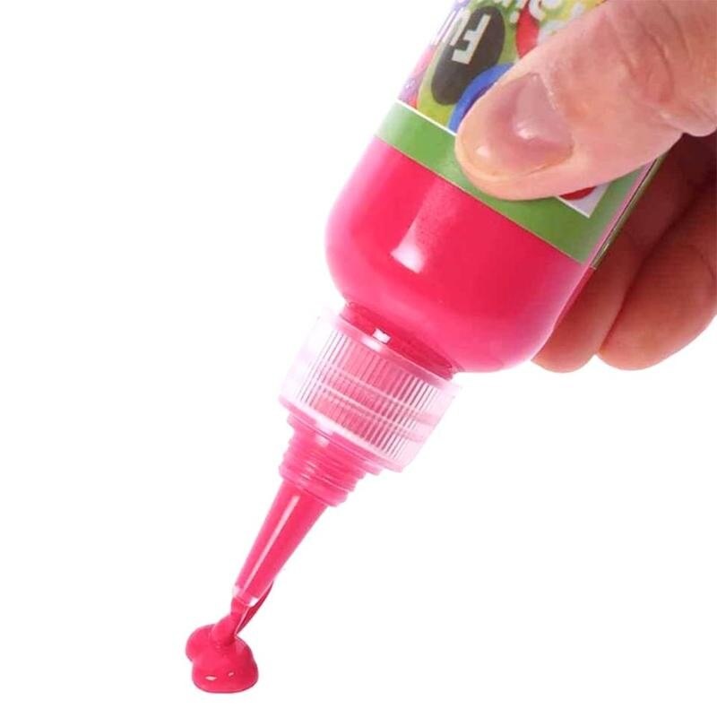 30ml Lavabile Pittura con le Dita Pigmento Liquido Disegno Giocattolo FAI DA TE Pittura con le Dita Mestiere Handmade del Pigmento Colorante Additivi Per Il FAI DA TE Slimes