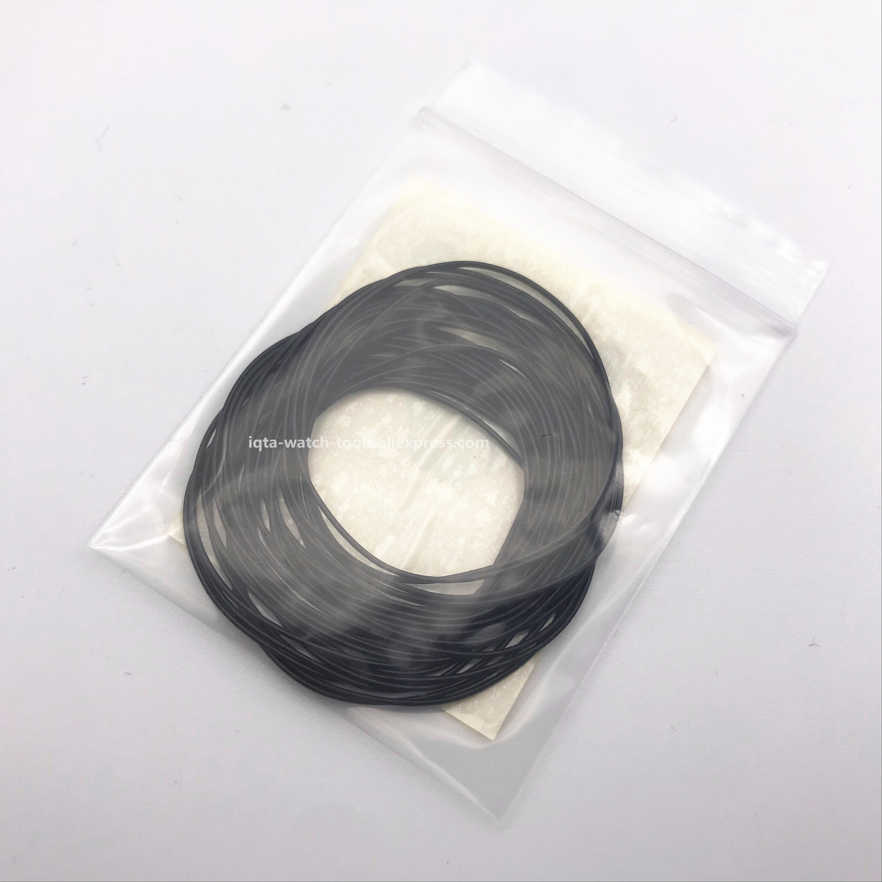 200pcs 0.7mm 16mm-34mm Watch O-Ring Waterproof Rubber Seal Watch Back Cover Seal Gaskets Replacement Tool