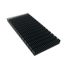 Disipador de calor negro oxidado de alta potencia, radiador ranurado de 150x70x11MM, de , 1 unidad