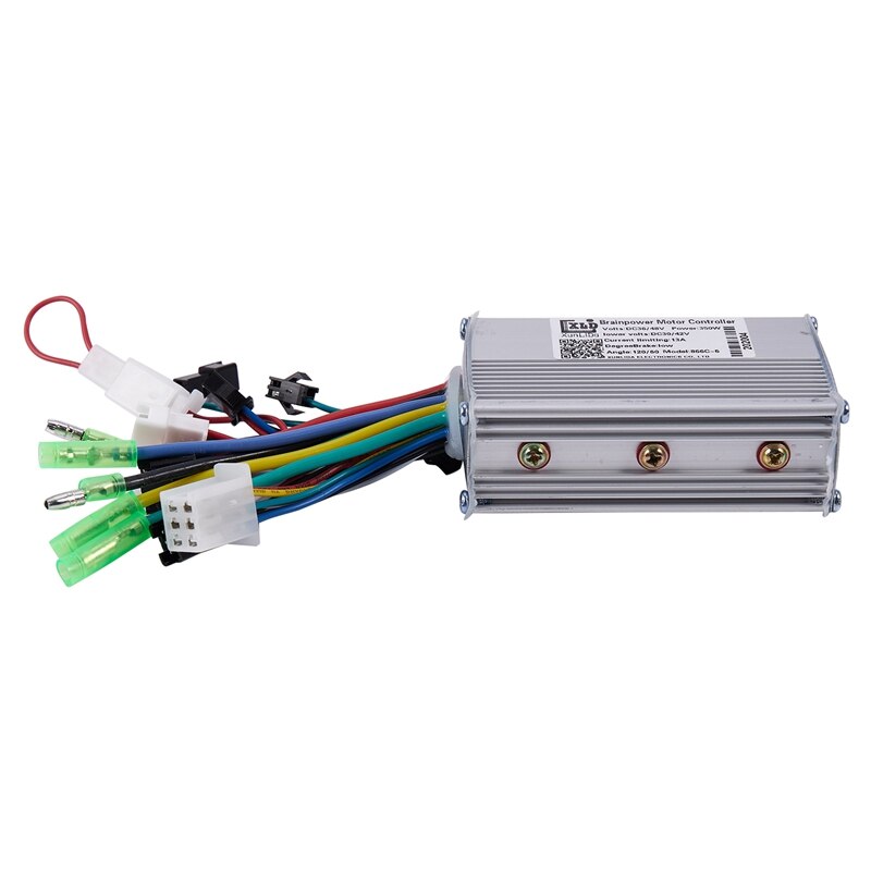 Electric Bike Controller 36V-48V 350W Brushless Controller with LCD Display Panel for Electric Bicycle Scooter