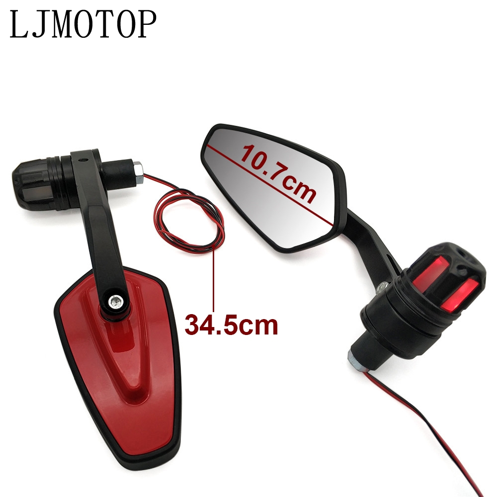 Lusterko motocyklowe z kierunkowskazem doprowadziło dla Kawasaki VERSYS 650cc ZG1000 CONCOURS ZRX1100 / 1200 KLZ1000 Versys