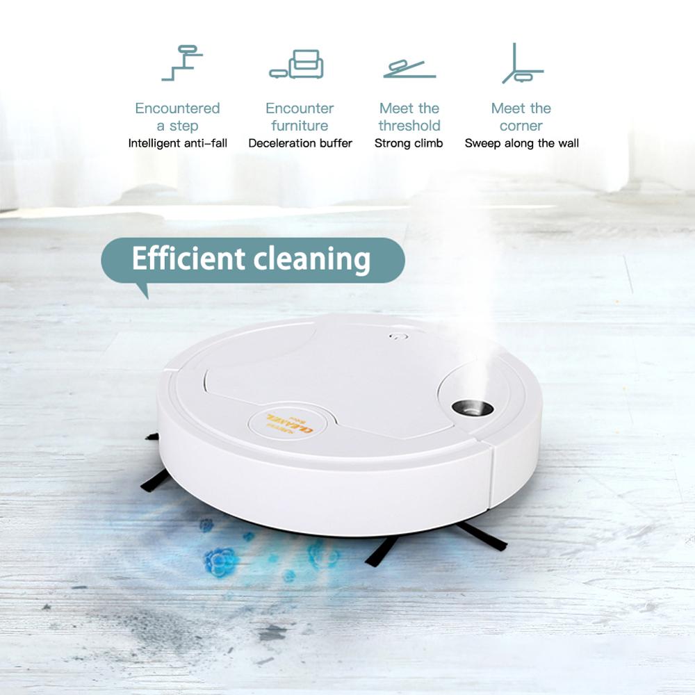 Intelligent Multifunctional Smart Floor Cleaner 5-In-1 Auto Rechargeable Smart Sweeping Robot Dry Wet Sweeping Vacuum Cleaner