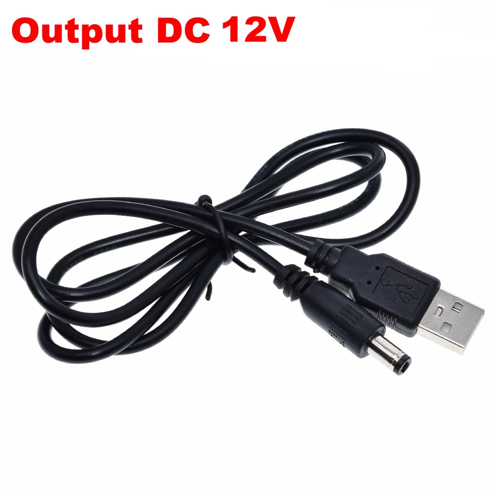 USB power boost lijn DC 5V naar DC 9V/12V Step UP Module USB Converter Adapter Kabel 2.1x5.5mm Plug USB Kabel Boost Converter: legergroen