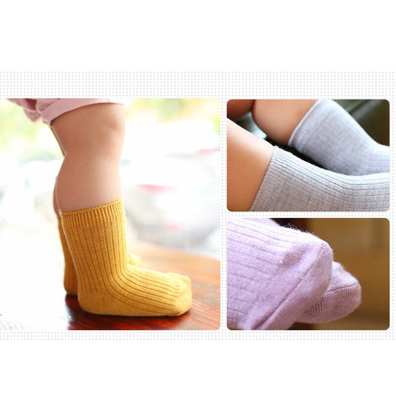 5Pairs Randomly Colors Baby Toddler Boys Girls Kid Cashmere Wool Thick Warm Winter Soft Socks CLL9039