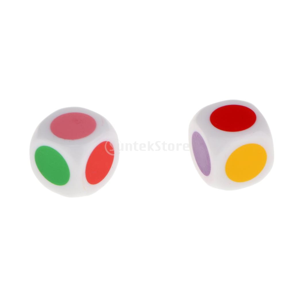 Jeu de société pour enfants dés 6 couleurs dés jeux de Table jouets éducatifs pour enfants