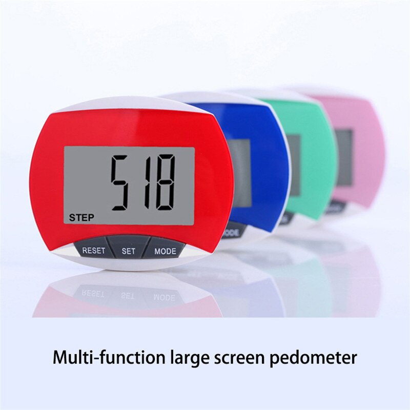 Walking Step Counter 3D Pedometer Waterproof Multi-functional Movement Calories Counting LCD Display Fitness Equipments