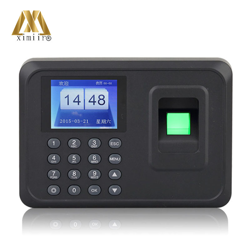 Biometrisk tidsregistrering maskine mk -500 med usb kommunikation tidsregistrering 5 stk/sæt
