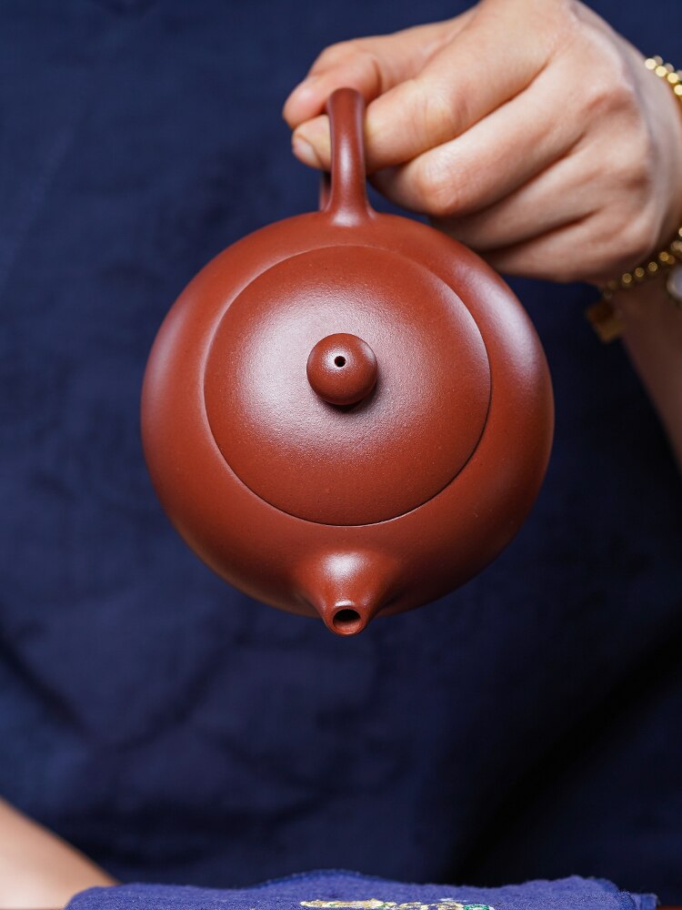 Théière Yixing en argile violette de style chinois, pot Xi Shi, rétro, four à bois de chauffage, changement de Dahongpao, service à thé, bouilloire domestique de 300ml