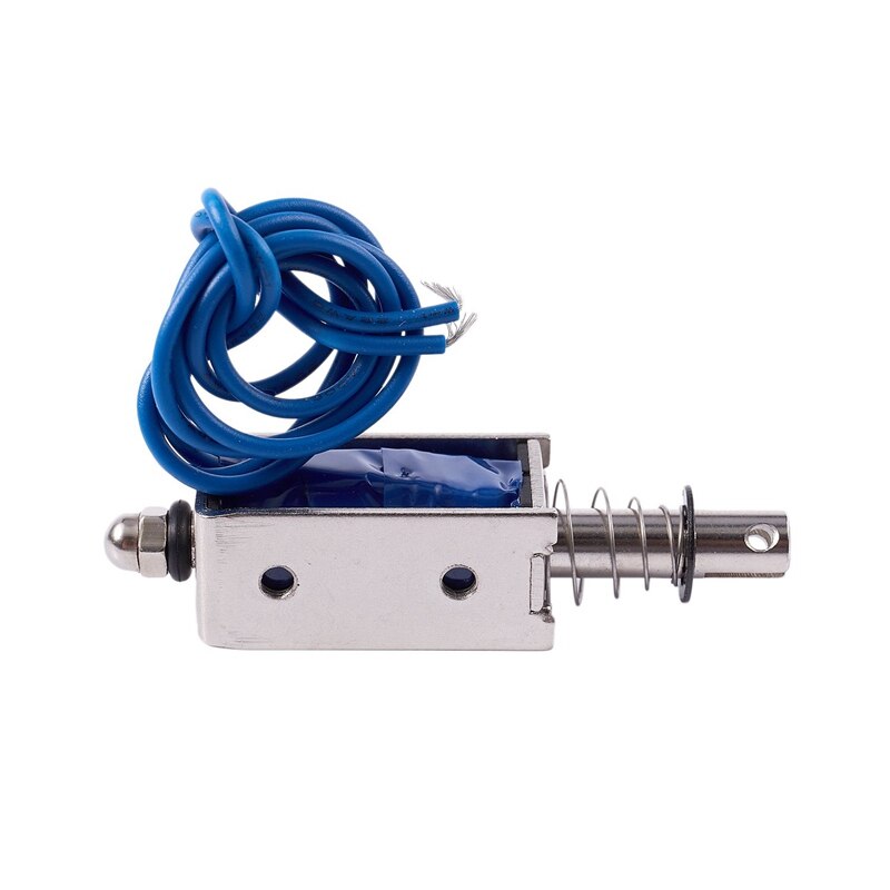 Solenoidi sähköinen magneettityyppi työntö / veto 10 mm dc 12 v 2.1 kg voima