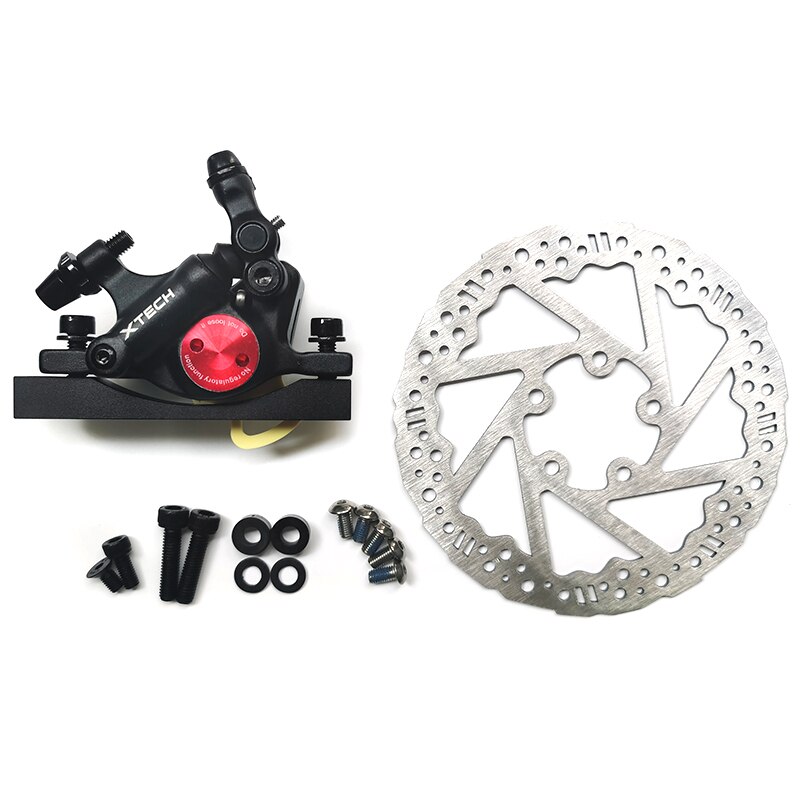 Upgrade Hydraulic Brake for Xiaomi M365 Electric Scooter Disc Brake System Set: Black Silver