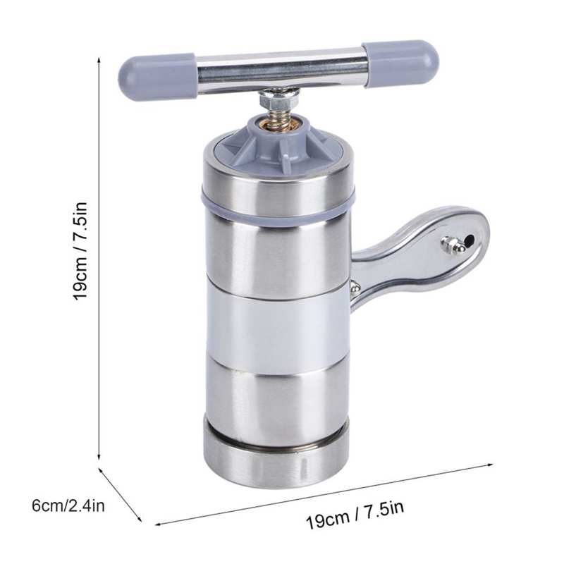 Mini extracteur de miel Portable pour l&#39;apiculture, en acier inoxydable, manuel, outil pour l&#39;apiculture, placage de cuivre