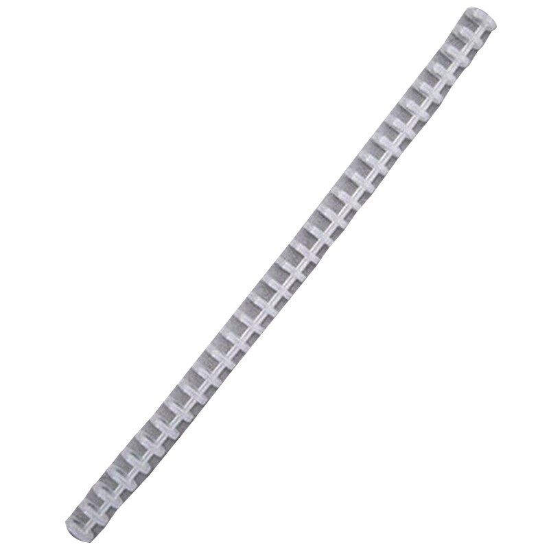 30 Hole 12mm Loose-Leaf Plastic Binding Ring Spiral Rings for A4 A5 A6 Paper Notebook Stationery Office Supplies: White