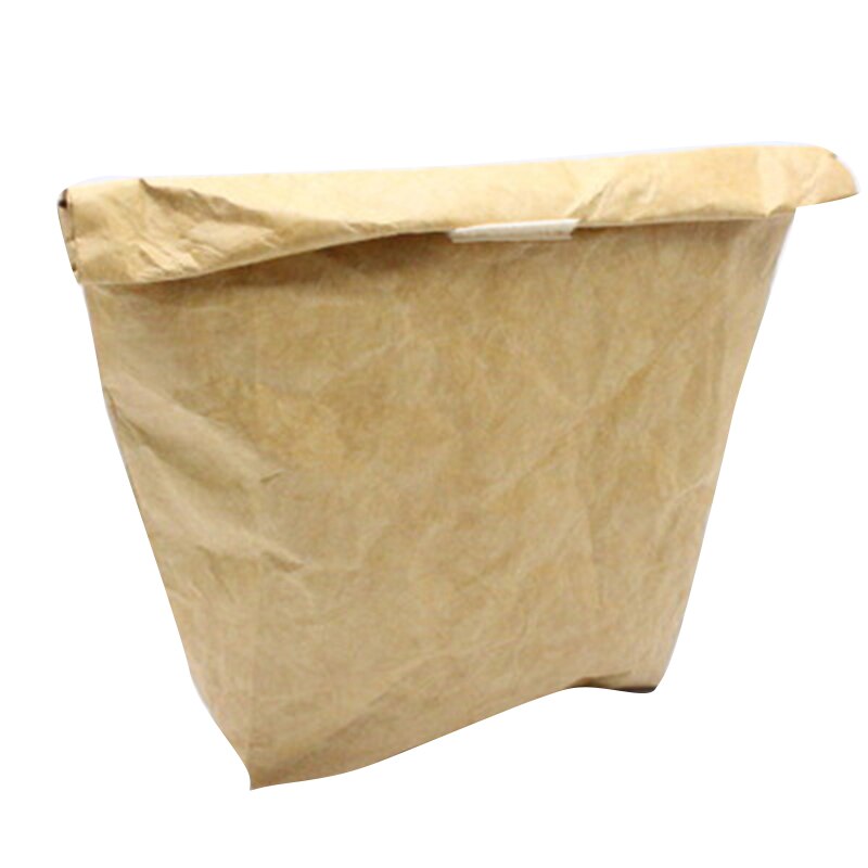 Reusable Paper Lunch Bag Portable Solid Color Durable Insulated Paper Lunch Bag Loncheras Para Mujer: Brown