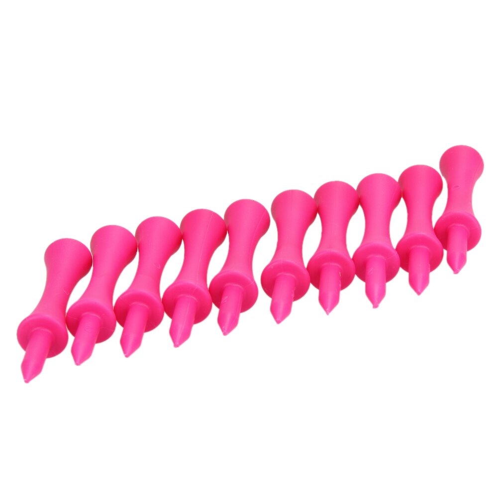 100pcs/Pack Pink Plastic Castle Step Grad Golf Tees up Height 39mm Golf Accessories for Golf Enthusiasts and Training
