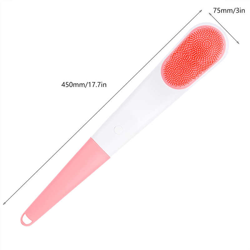 Cepillo eléctrico de limpieza corporal, para baño, limpieza, ducha exfoliante
