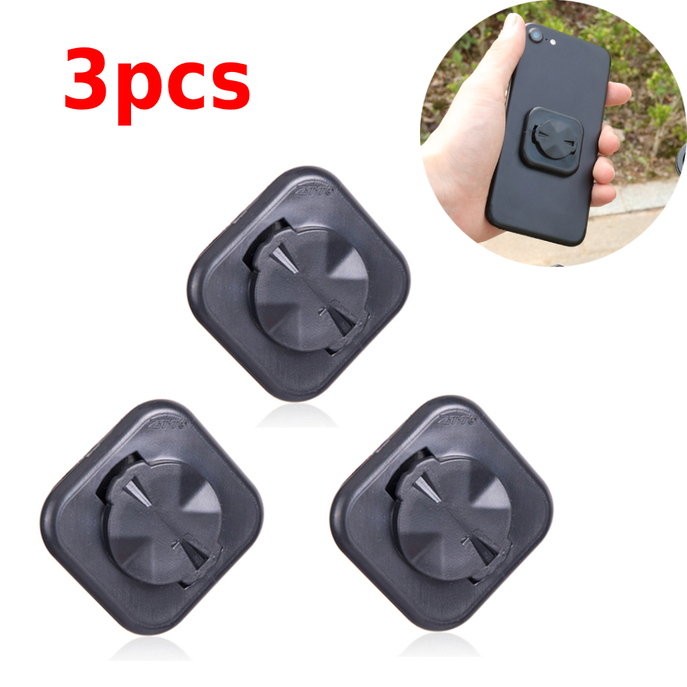 Fiets Telefoon Mount Sticker Mtb Fietsen Telefoon Houder Ondersteuning Stand Rijden Sterke Lijm Terug Knop Plakken Adapter Voor Garmin: Rood