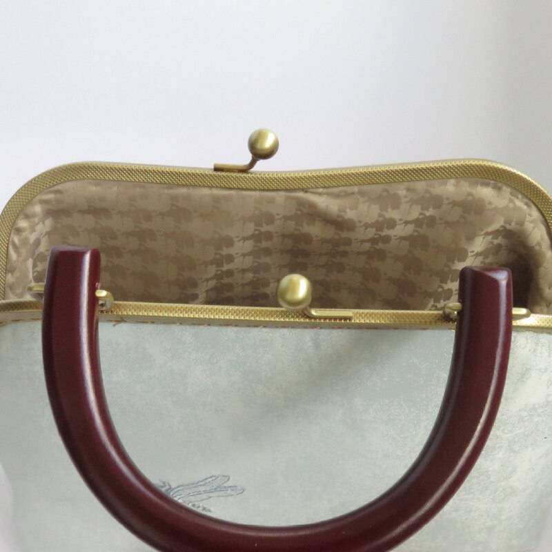 Borduurwerk houten hand schelp tassen vintage chique dame vrouwen tas tote dames handtassen moeder met  a 120cm kettingriemen