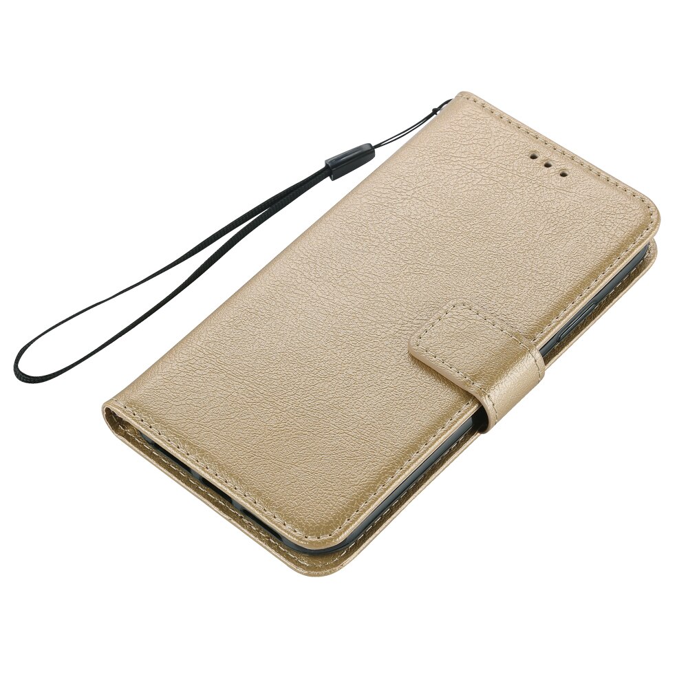 Wallet Case Voor Op Samsung Galaxy A5 A500 A500F SM-A500F Boek Leather Case Kaartsleuven Telefoon Tas Met Hand touw: K-Wallet-Gold