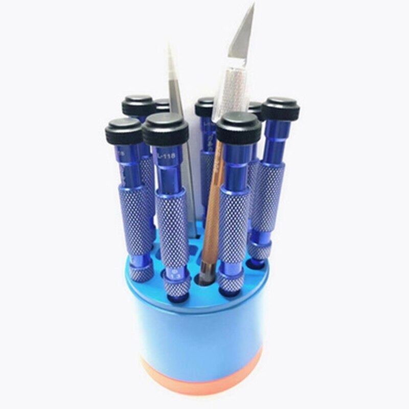 Tool Storage Box with Magnetic DIY 360° Rotating for Screwdrivers /Tweezers / Desktop Organizers / Telephone Repairs
