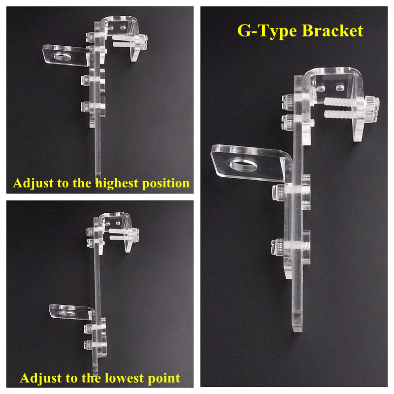 Support de Valve à flotteur à bille, 8 Types, support de serrage en verre pour Aquarium, Valve à flotteur pour Aquaculture, connexion, accessoire réglable