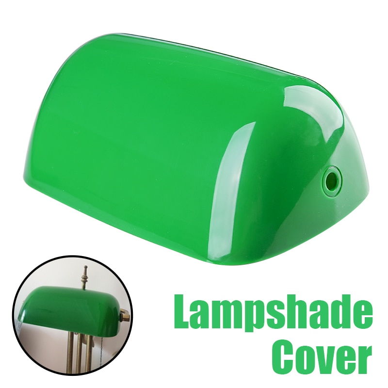 1Pc Lampenkap Cover Vintage Groene Plastic Lamp Shade Cover Vervanging Lampenkap Bureau Slaapkamer Levert