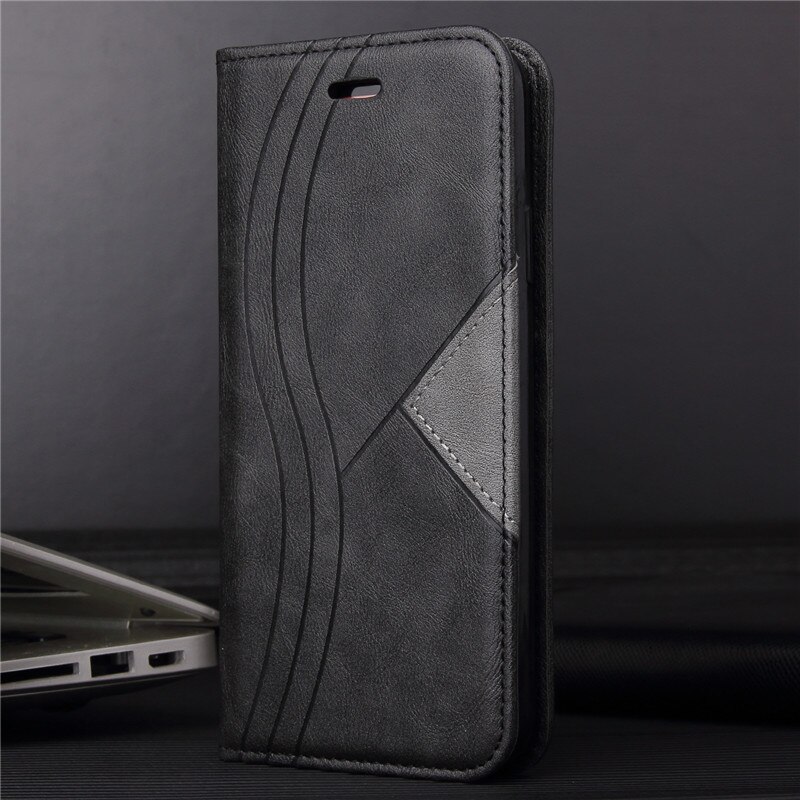 Voor Xiaomi Poco M3 Case Lederen Funda Mi PocoM3 Magnetische Flip Wallet Kaarthouder Telefoon Cover Op Xiomi Poco M 3 Coque Etui: Black