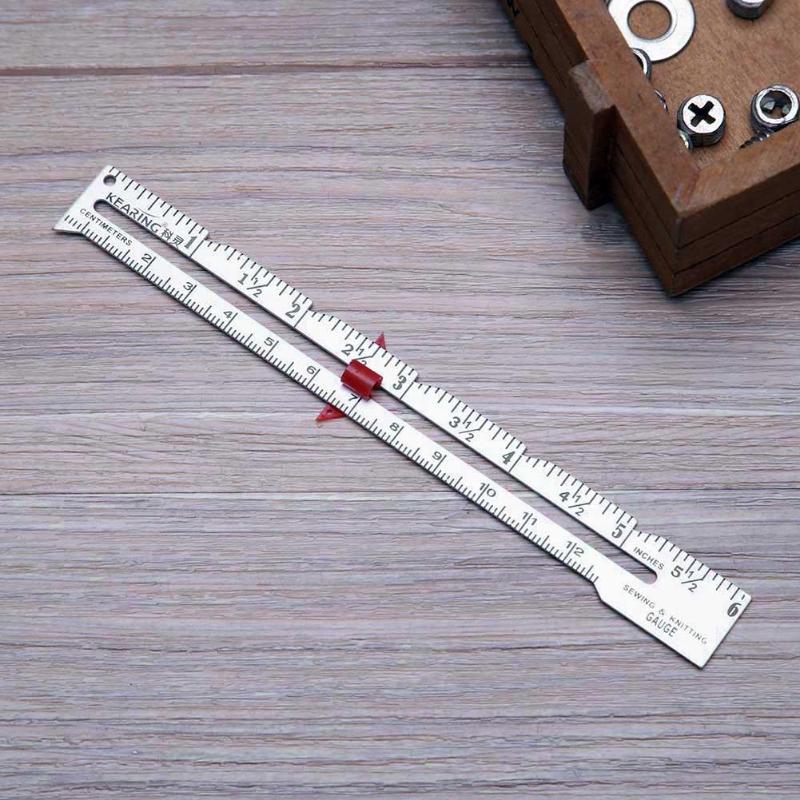 Materiał metaliczny linijka prosta 6 ''15 cm metalowa ręka patchworkowa linijka robić szycia robić pomiaru długości ściegu wysokiej jakości