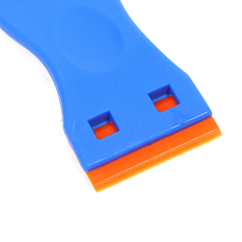 Plastic Scheermeskrabber Met 10Pc Dubbelzijdige Plastic Messen Voor Het Verwijderen Van Auto-Labels Stickers Lijm Stickers Glazen Ramen Rakel