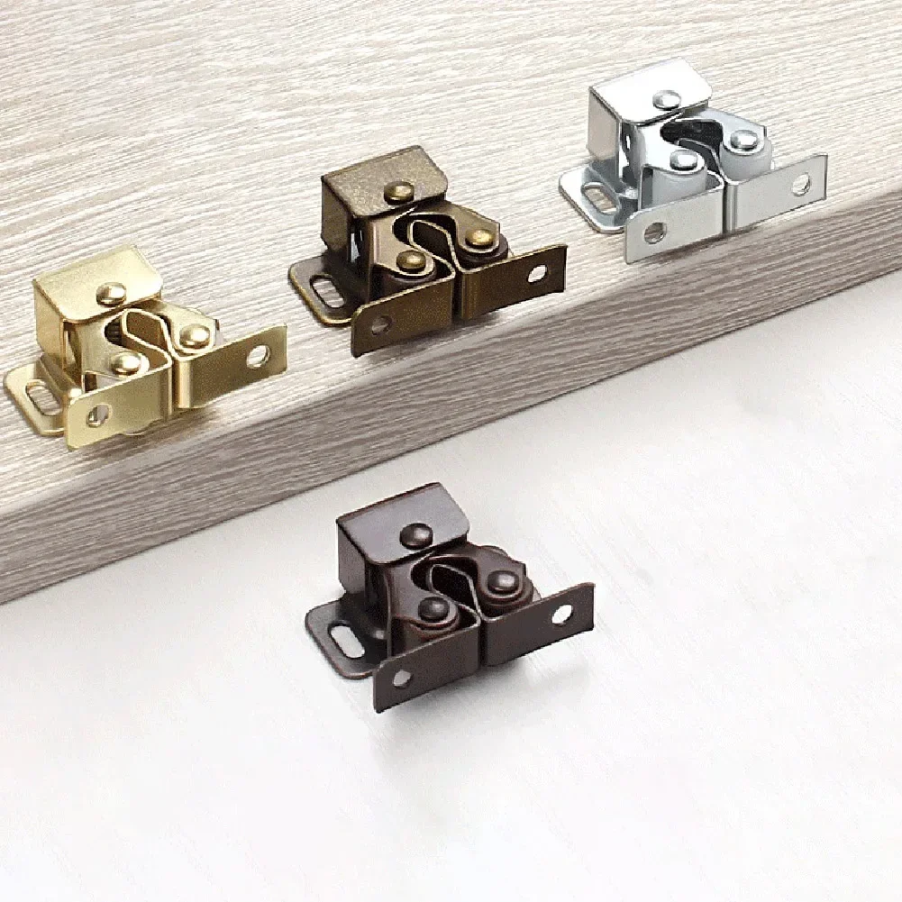 Double loquet de fermeture de porte pour Hurhomes, pince, quincaillerie, serrure domestique, rouleau de remplacement, acier inoxydable, tout neuf