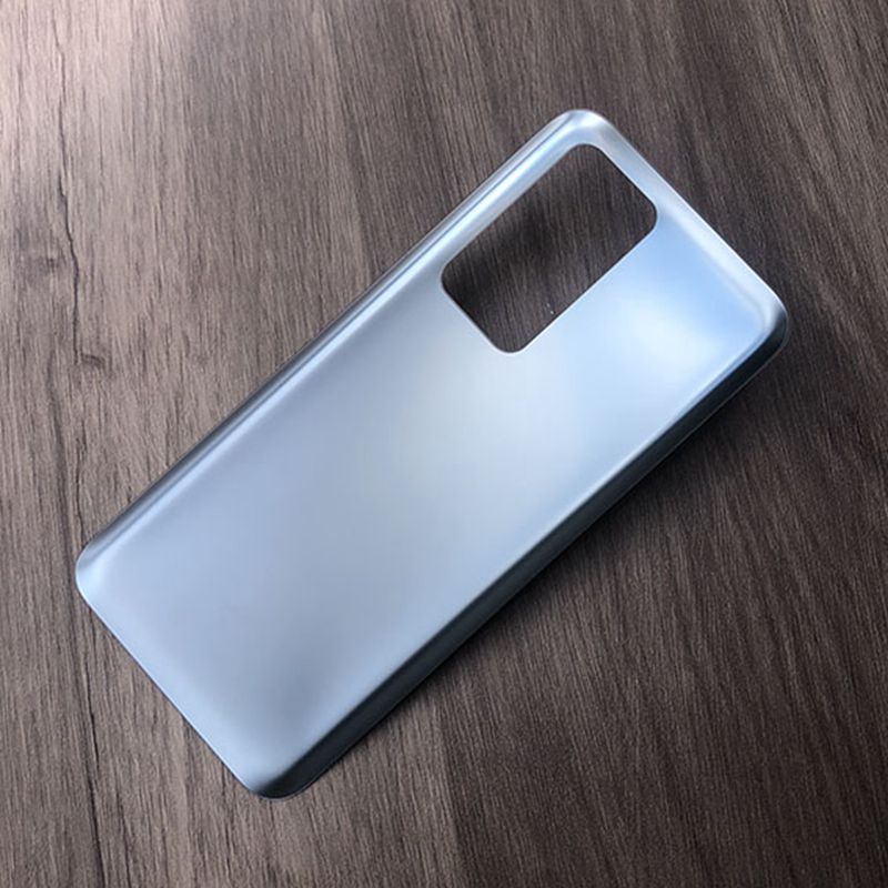 Przezroczysta tylna pokrywa dla Huawei P40 Pro pokrywa baterii tylna wymiana szkła P40Pro obudowa tylna obudowa przezroczysta obudowa naprawa: Silver No Lens