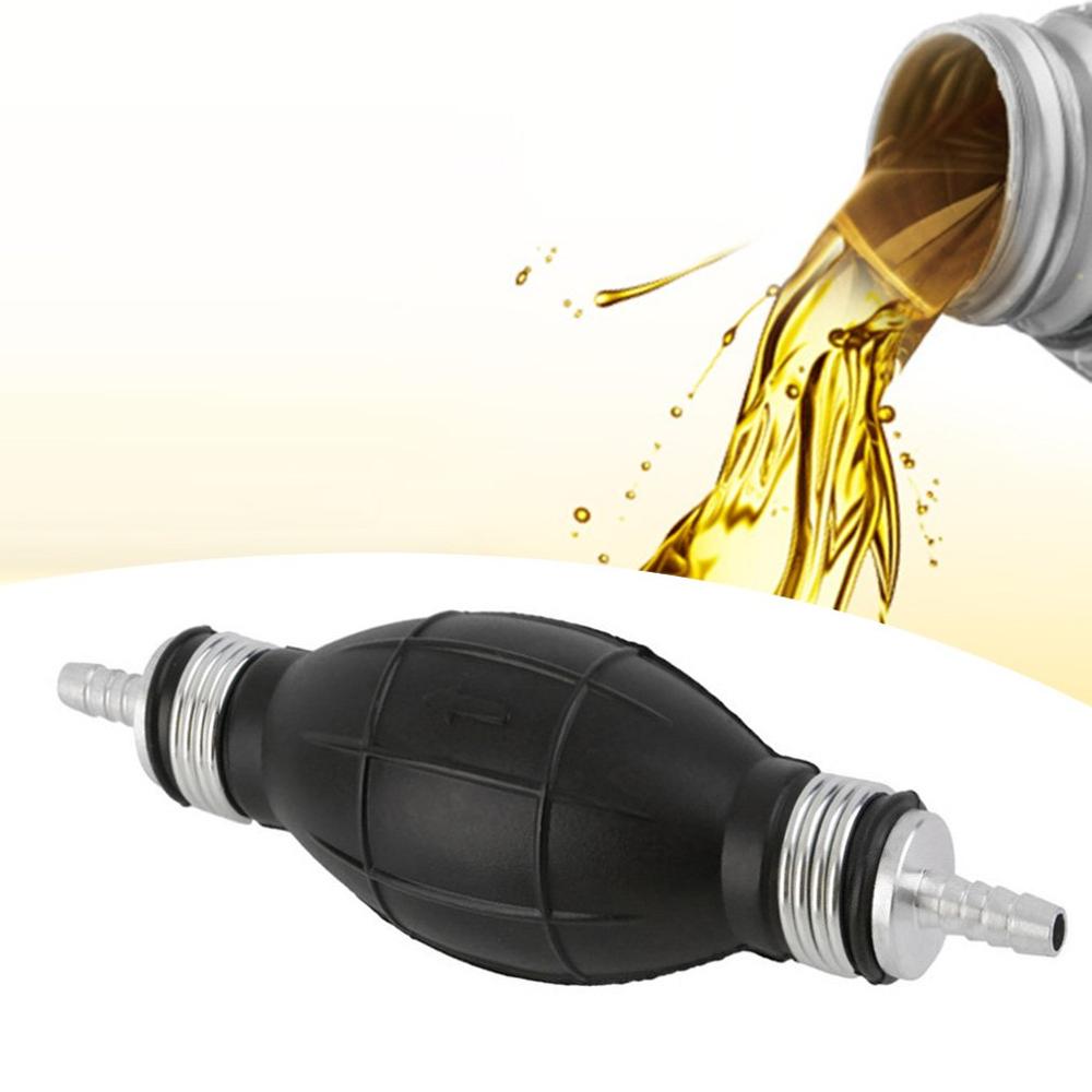 6Mm / 8Mm / 10Mm / 12Mm Hand Fuel Pump Line Rubber Aluminum Hand Primer Lamp Diesel Oil Transfer Gasoline For Car Boat