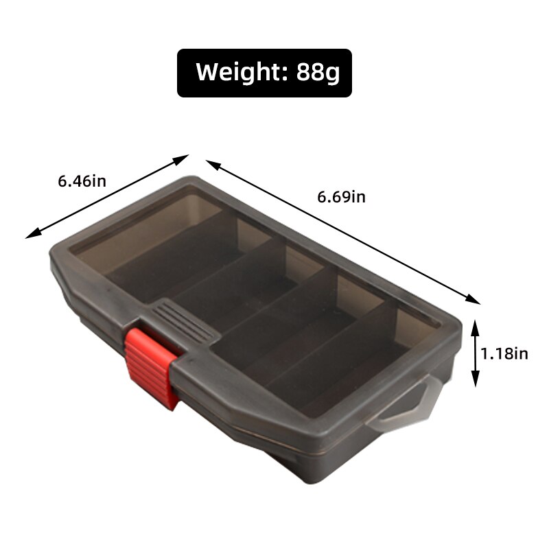 Electronic Parts Plastic Tool Box Wall Hanging Screw Classification Component Organizer Hardware Tool Storage Box Jewelry Case: 88g