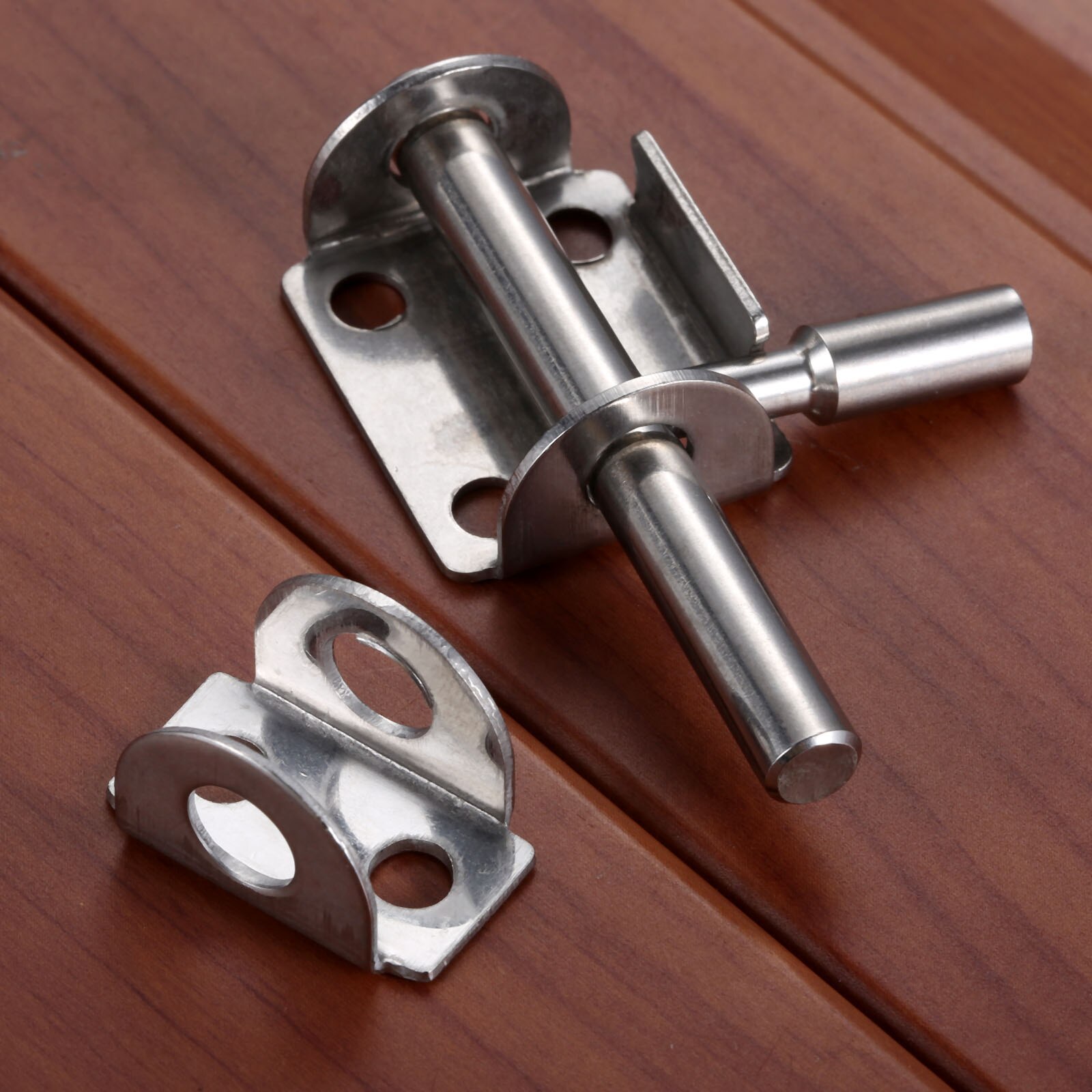 1pc Heavy Duty Window Latch Door Bolts Stainless Steel Slide Bolt Gate Latch Safety Barrel Bolt Gate Latch Lock Home Security