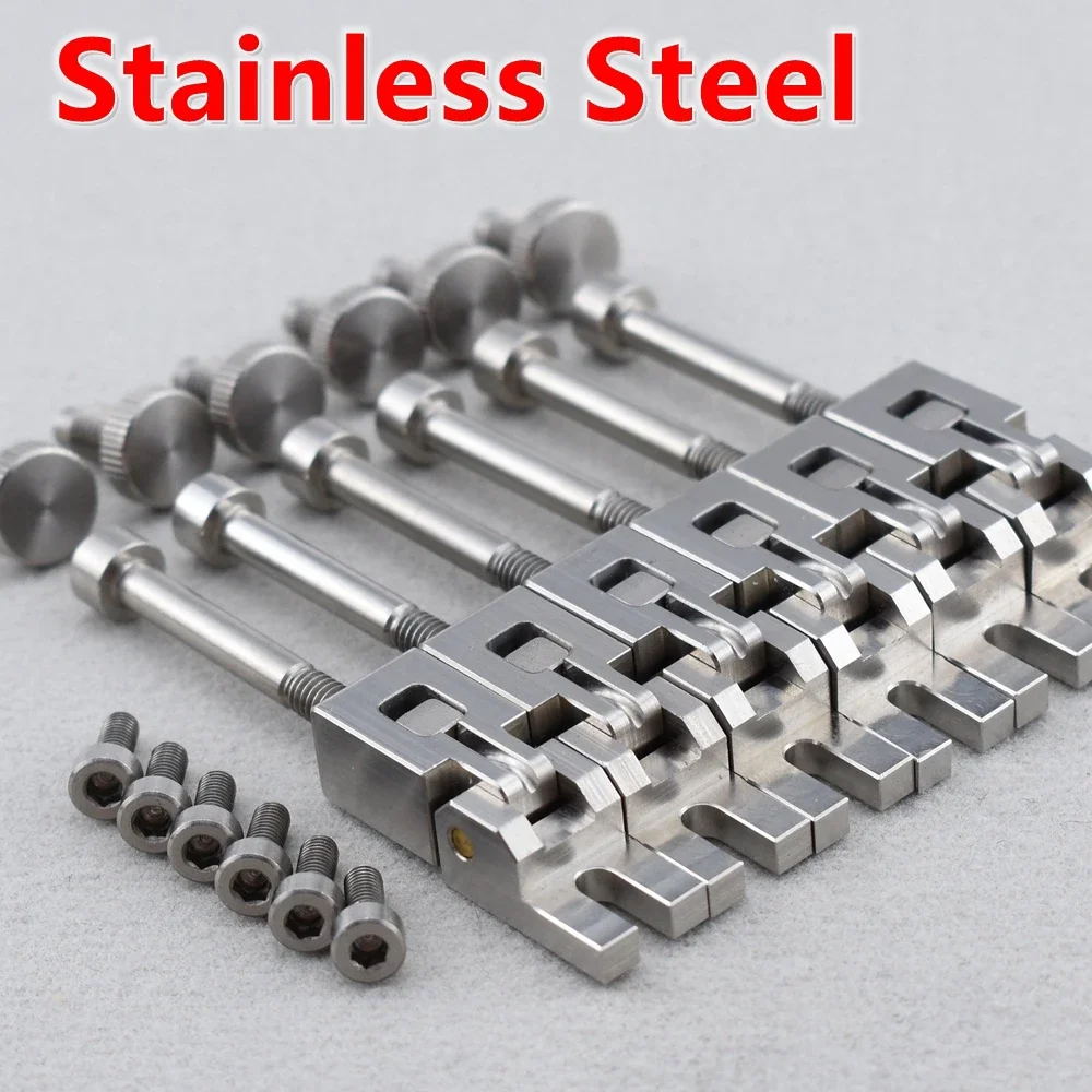 JP (origine) (6/7 cordes) pont de guitare selle en acier inoxydable pour pont système FR Tremolo