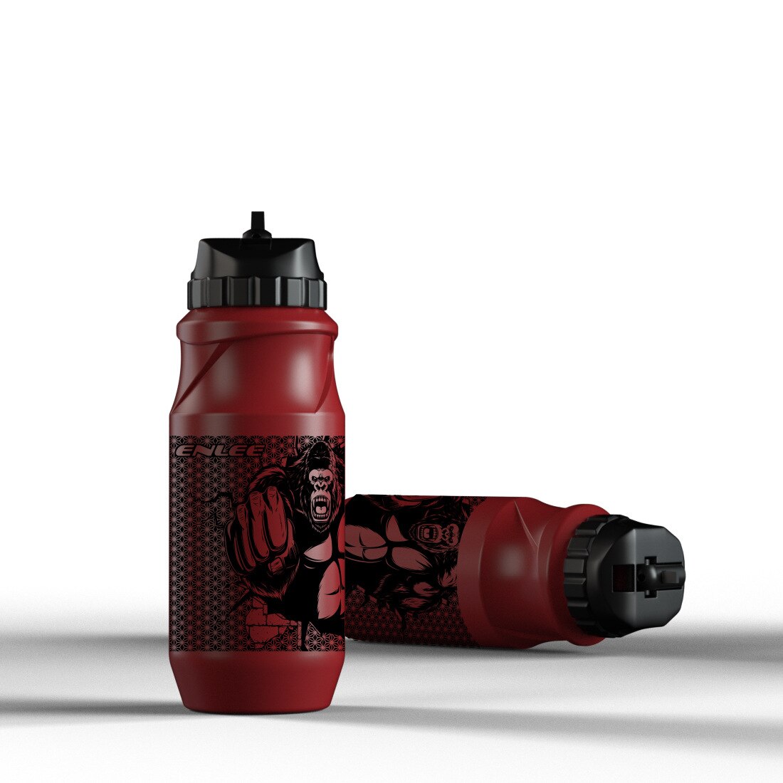 Bouteille d&#39;eau pour cyclisme, pour vtt, pour Sports de plein air, équipement de plein air, bouteille de Fitness: Orangutan-Red