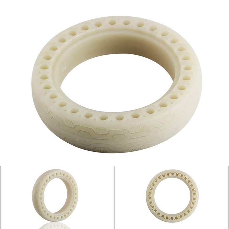 Lichtgevende Schokdemper Voor Xiaomi Mijia M365 Scooter Skateboard Demping Rubber Banden Wielen Band Fluorescerende Effen Gat Banden
