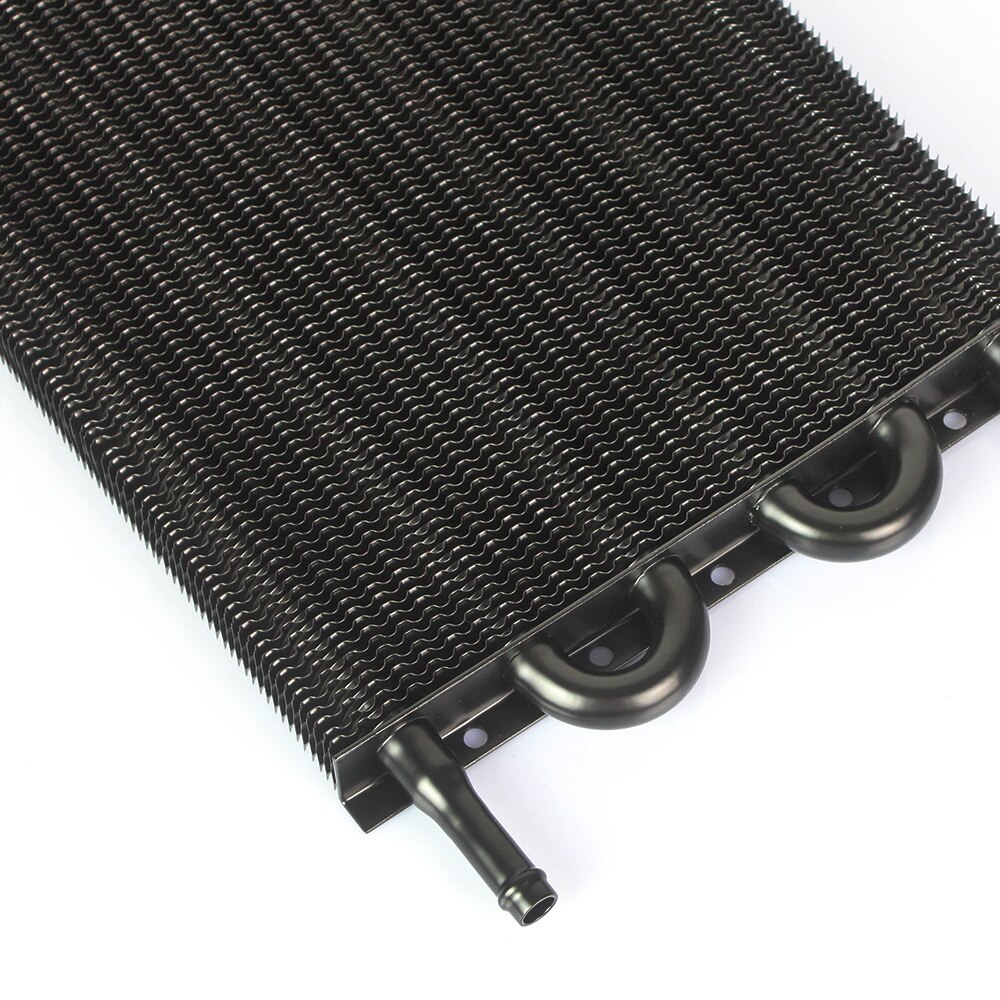 Motor racing oliekøler kit universal auto bil radiator intercooler aluminium racing motor transmission oliekøler kit