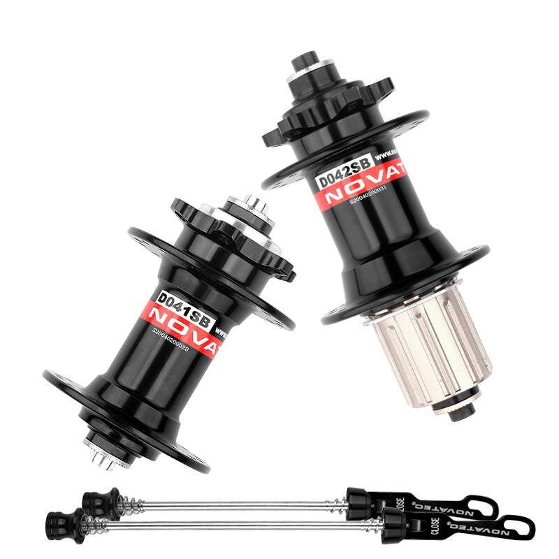 Novatec Mountainbike Hub D041SB D042SB Disc Kaart Brake 28/32/36 Gaten Mtb Road Fiets Hubs Lager Qr 32H 8/9/10/11/12 Speed
