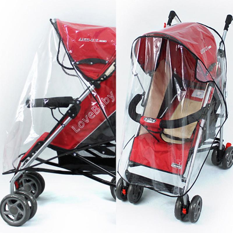Imperméable pour une poussette poussettes universelles poussettes landau bébé imperméable poussière pluie couverture pare-brise poussette accessoires