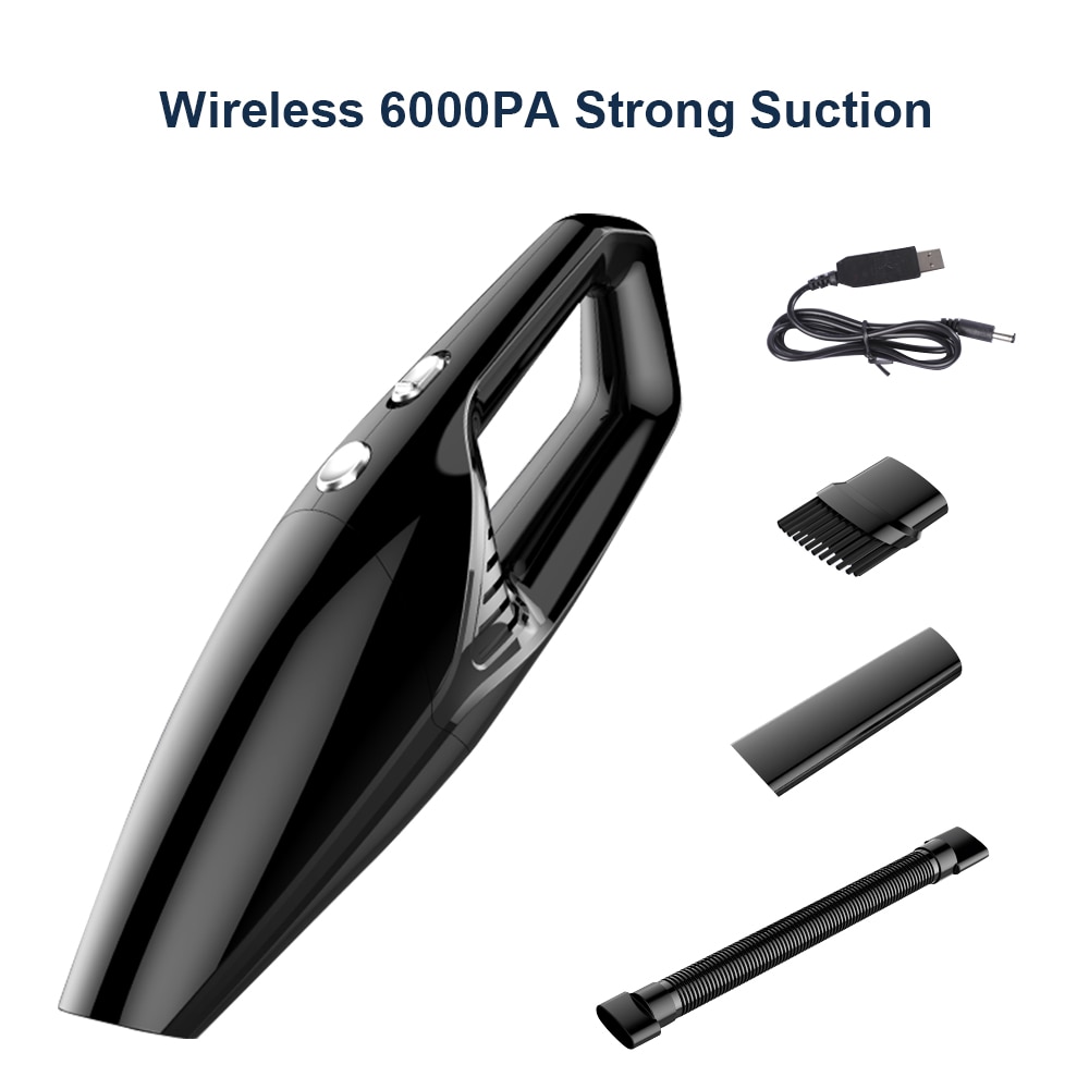 6000Pa Auto Staubsauger Tragbare Staubsauger Handheld 12V 120W Mini Auto Staubsauger Für Auto Innen zubehör Hause