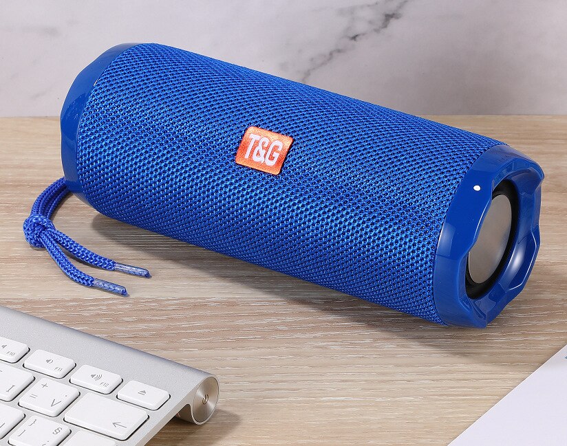 20W TG117 outdoor wireless portable bluetooth speaker, subwoofer waterproof speaker, music center, support USB, TF card caix: TG191 blue