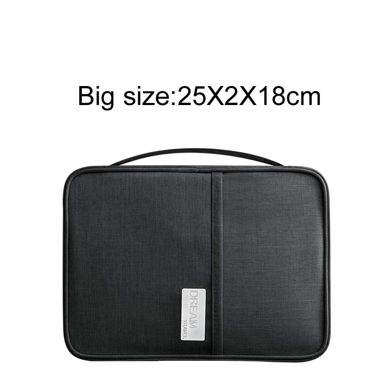 Bolsa de viaje impermeable, gran capacidad, multifuncional, separación en seco y húmedo, bolso de almacenamiento, deflector de viaje, fin de semana, cubos de embalaje: Style 2 big black