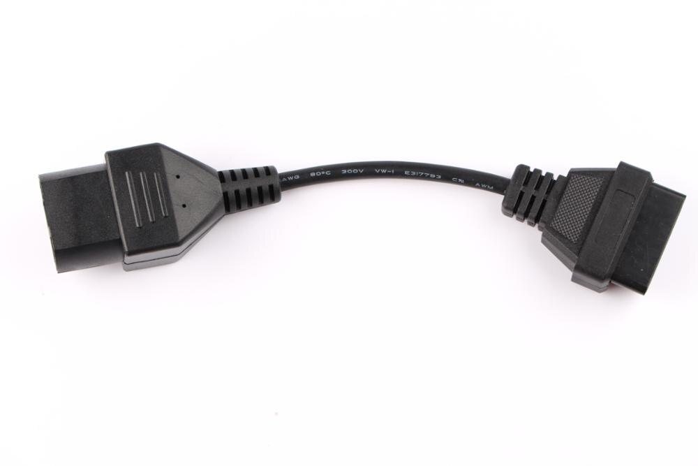 For Mazda 17 Pin To OBD 2 OBD II Cable 16 Pin Connector Transfer Diagnostic Cable Connect Adapter