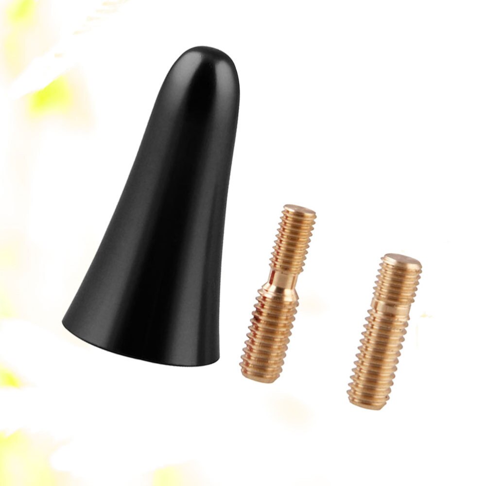 Auto Accessories Decoration Roof Antenna Car Antenna Aluminum Antenna Refit (Black)