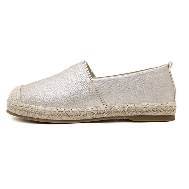 YAERNI Flats Women Shoes Spring Summer Women Casual Shoes Breathable Slip-On Loafers big size 34-43