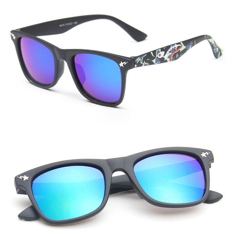 Børns solbriller firkantet spejl solbriller mærke solbriller til drenge og piger briller  ua400: 1-mn8516-c1
