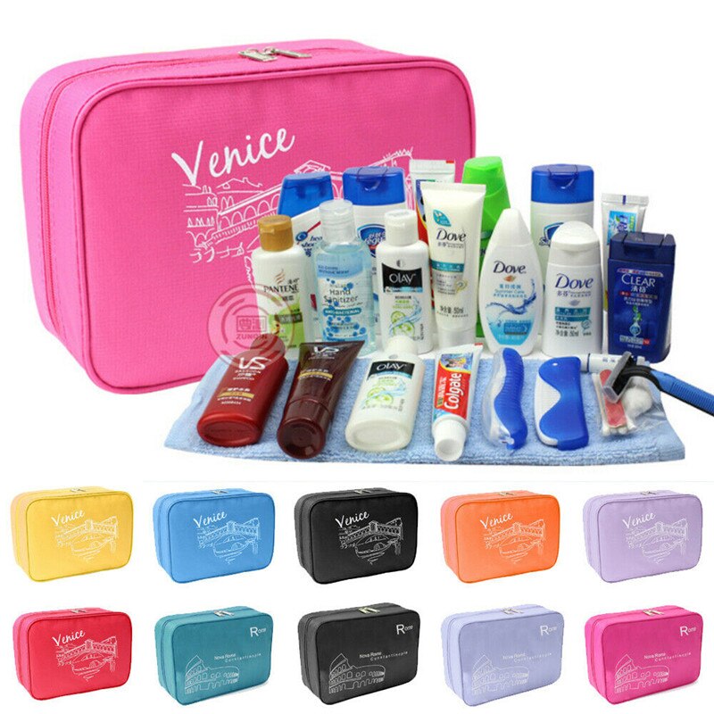 Impermeabile di Trucco Cosmetico Borsa Da Toilette Caso Appeso Sacchetto Wash Dell'organizzatore Di Immagazzinaggio Borse Da Viaggio